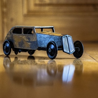 Auto Tole sehr schöne Patina no Jep Cij jrd prewar blechspielzeug altes...