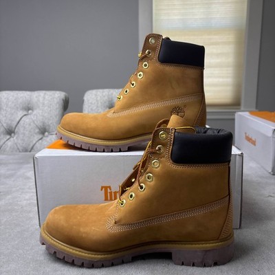 Timberland Premium Inch Boots Mens Size 13 Wheat Nubuck