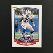 2025 Panini Buffalo Bills Football Spencer Brown Farewell Season #BILLS-21