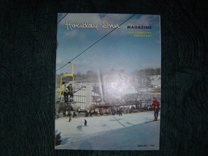 Original FEBRUARY 1963 Holiday Inn Magazine Snow Trails