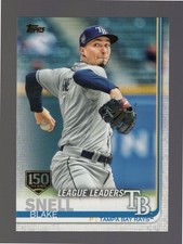 Blake Snell 2019 Topps #268 150 Years Gold Stamp