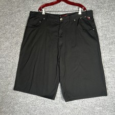 Enyce Y2k Mens Baggy Shorts Size 46 Black Streetwear