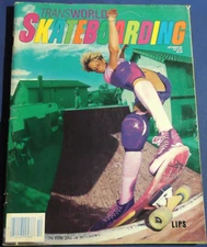 TRANSWORLD  SKATEBOARDING MAGAZINE-OCT 1986  TONY HAWK COVER  M ROGOWSKI-VINTAGE