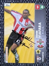 JOHN VIAFARA - SOUTHAMPTON FC FOOTBALL SIGNED PANINI CHAMPIONSHIP CARD