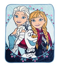 New Disney Frozen Silky Soft Throw 50" x 40"