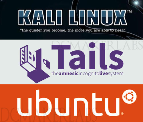 4-in-1 Multiboot USB w/ Tails OS, Kali Linux, Ubuntu LTS | Bootable Linux - Picture 3 of 6