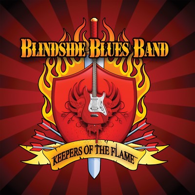 BLINDSIDE BLUES BAND - ''KEEPERS OF THE FLAME'' CD (AWESOME HEAVY GUITAR ROCKER)