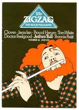 Zigzag Magazine No 62 July 1976 Dr Feelgood Nick Lowe Tom Waits Janis Ian