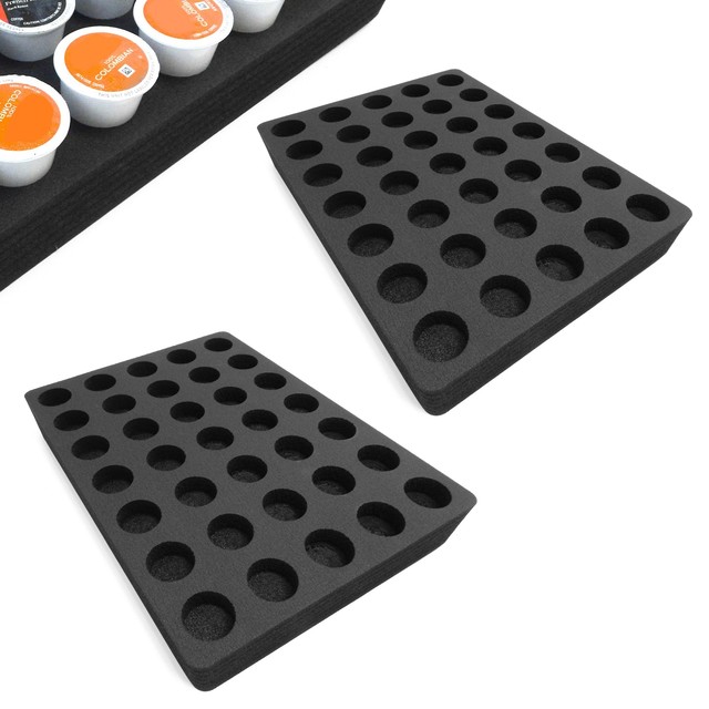 2 Coffee Pod Organizer Drawer Insert Fits Keurig KCup 35 Slot 11.9" x 15.9" eBay