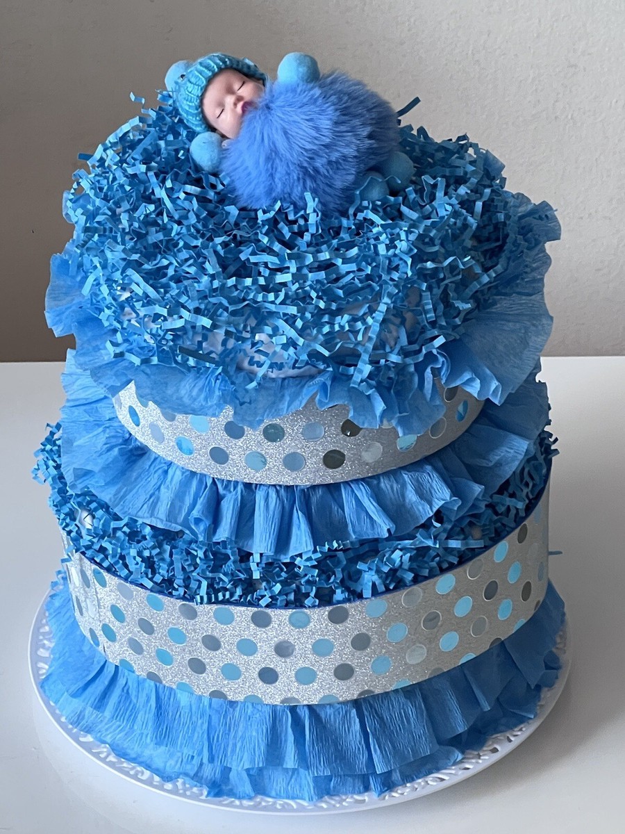 Simple Sunshine Diaper Cakes Tier Mini Diaper Cake Baby Shower