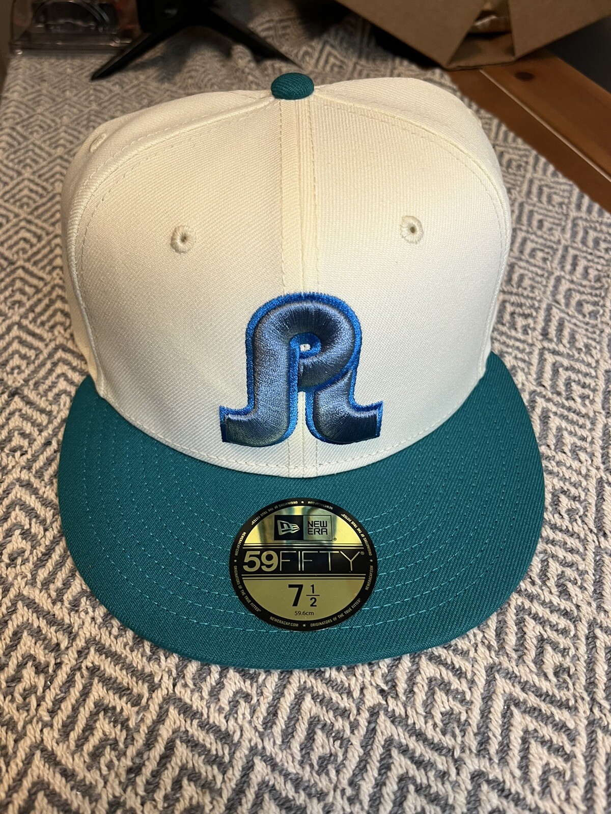 PL x Jiberish New Era 5950 Fitted Hat (Green Chrome)