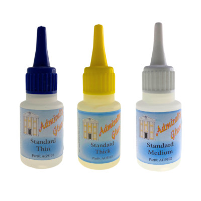 Admiralty Glues Sekundenkleber, Modellierkleber, 20g Flasche