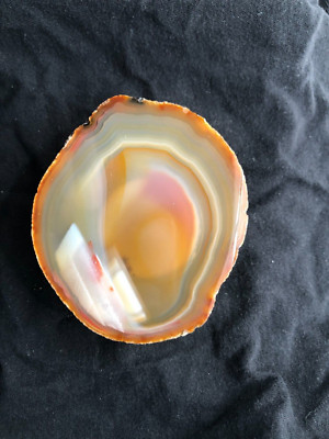 NIGHT LIGHT #6 - Brazilian Agate Stone Slice - Childs Bedroom, Hallway, Kitchen