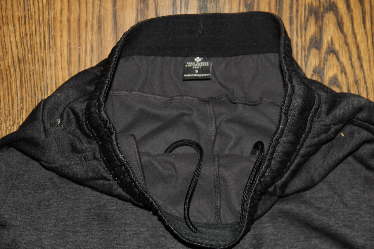 Mens Size Small Members Mark Tech Fleece Performance Pants Gray Drawstring  – Full On Cinema