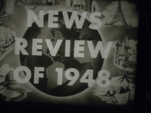 16mm Official Films News Review 1948 amd 1949 800' Reel