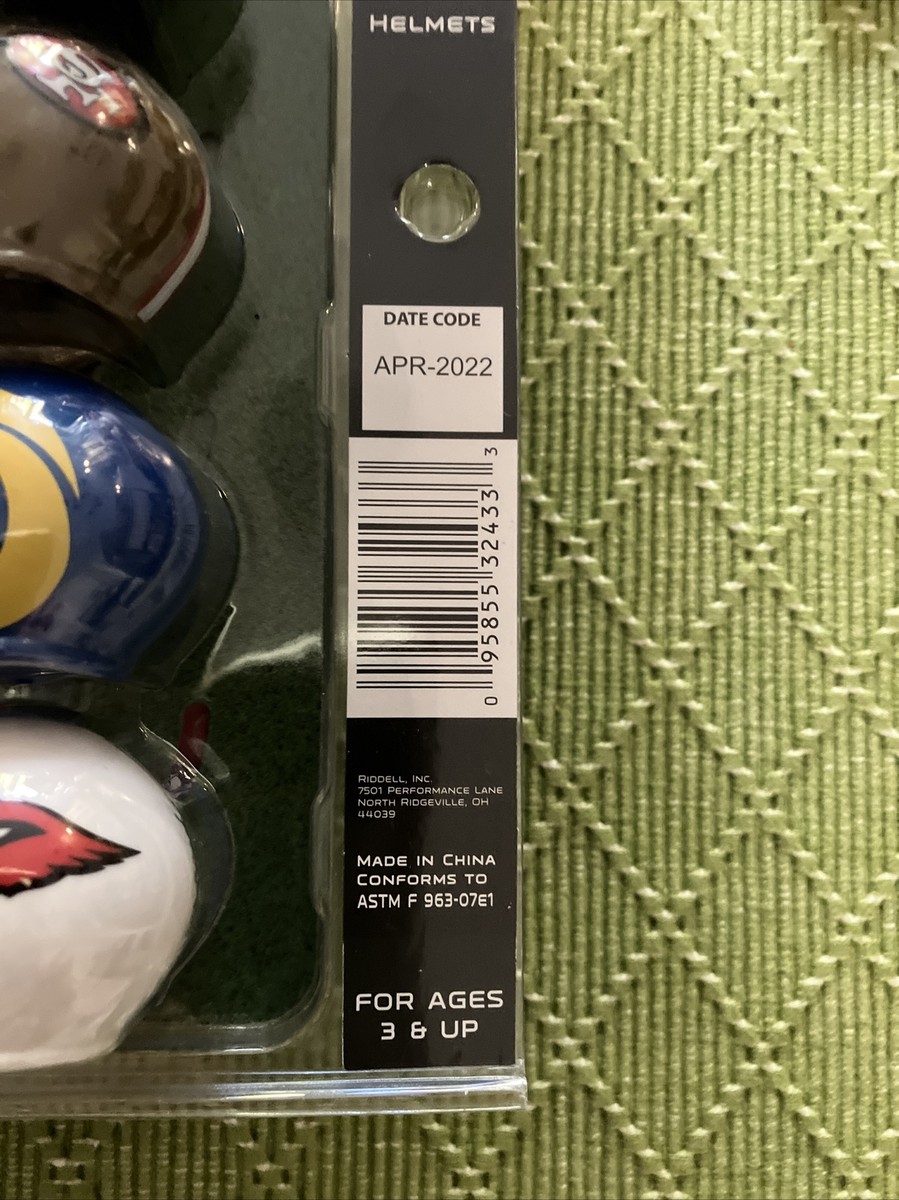 Buy NFL 32 Piece Tracker Set Riddell Pocket Pro Gumball Size