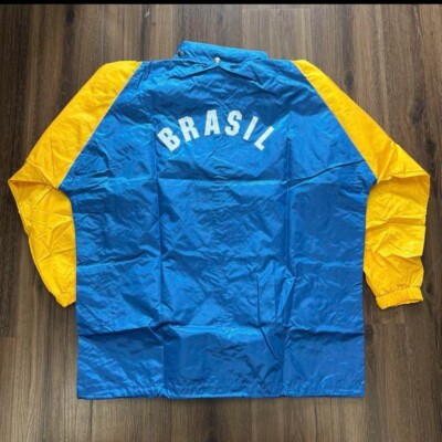 MINT Unworn BRAZIL L 1990's Nylon Jacket BRASIL Seleção MINT Unworn BRAZIL L 1990's Nylon Jacket BRASIL Seleção