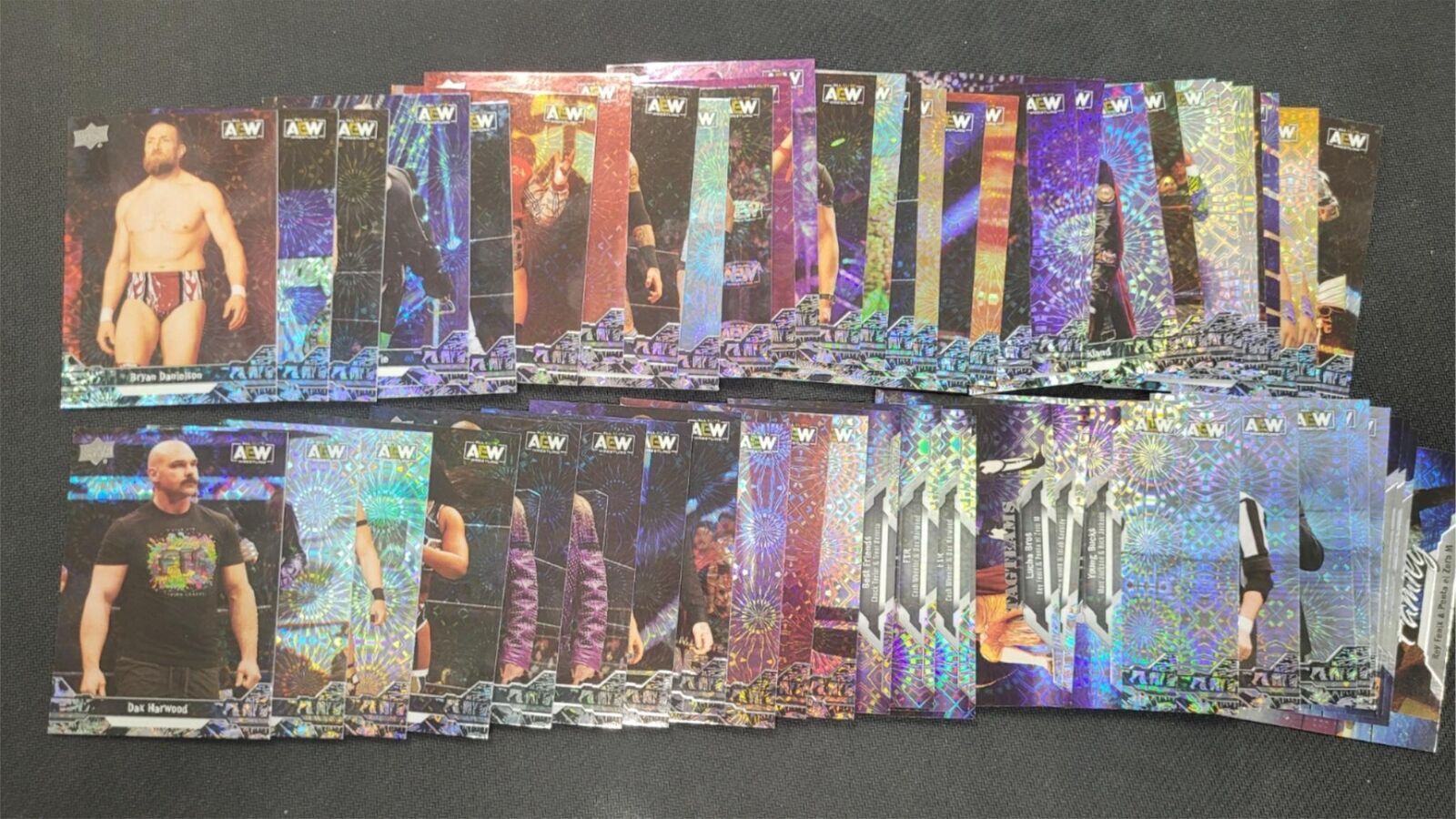 2023 Upper Deck AEW All Elite Wrestling #1-100 Pyro Parallel Set Pick Your Card