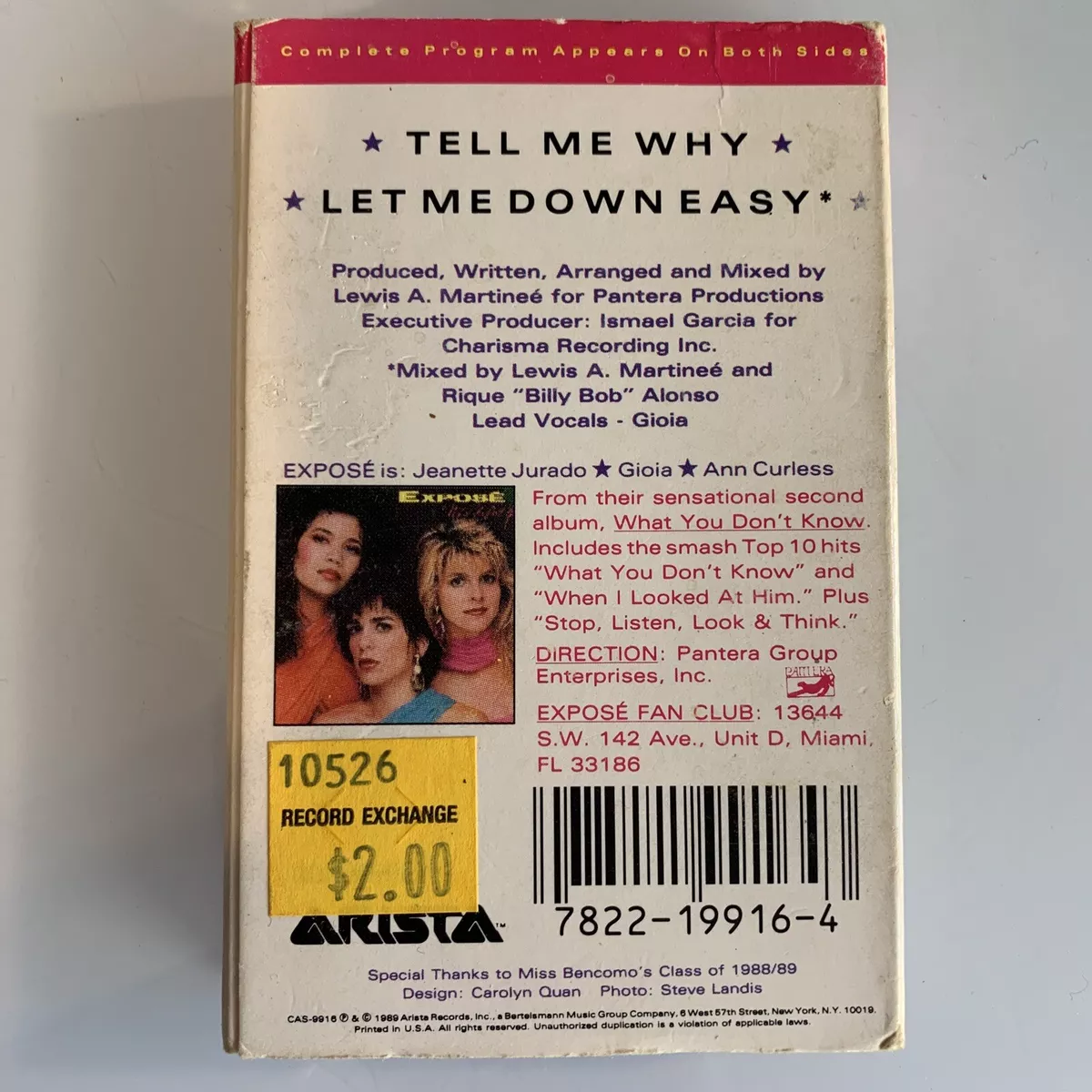 Tell Me Why - Single by Cassette