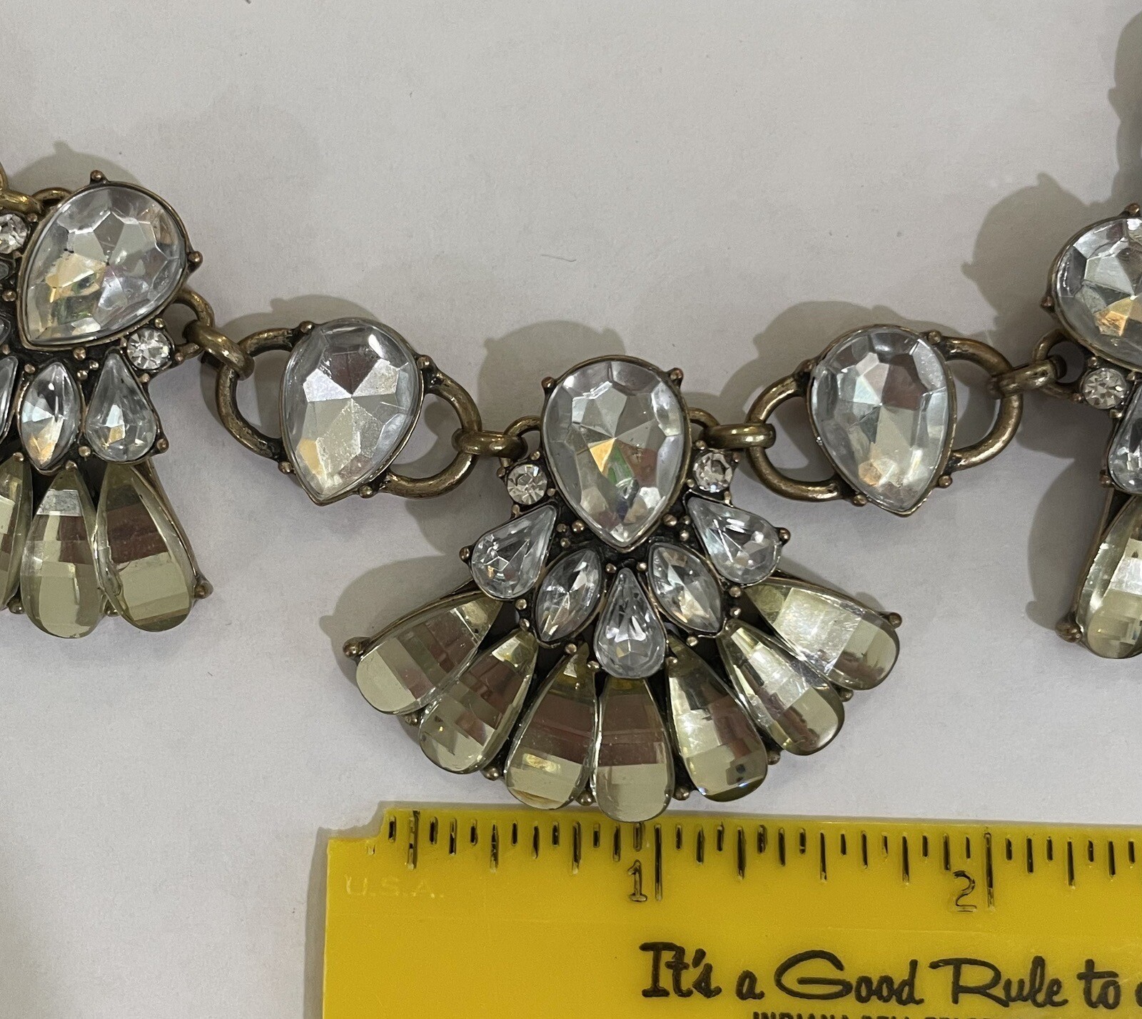 Natasha Multi-Stone Statement Collar Necklace Ele… - image 9