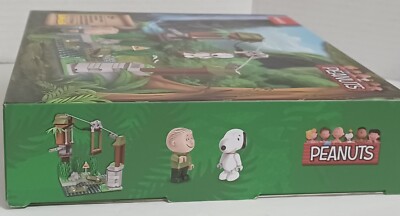 Peanuts Snoopy Linus Jungle Adventure Crocodile Building Blocks