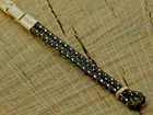Finesse Vintage NOS Unused Butterfly Clasp Nylon & Rolled Gold Plate Watch Band