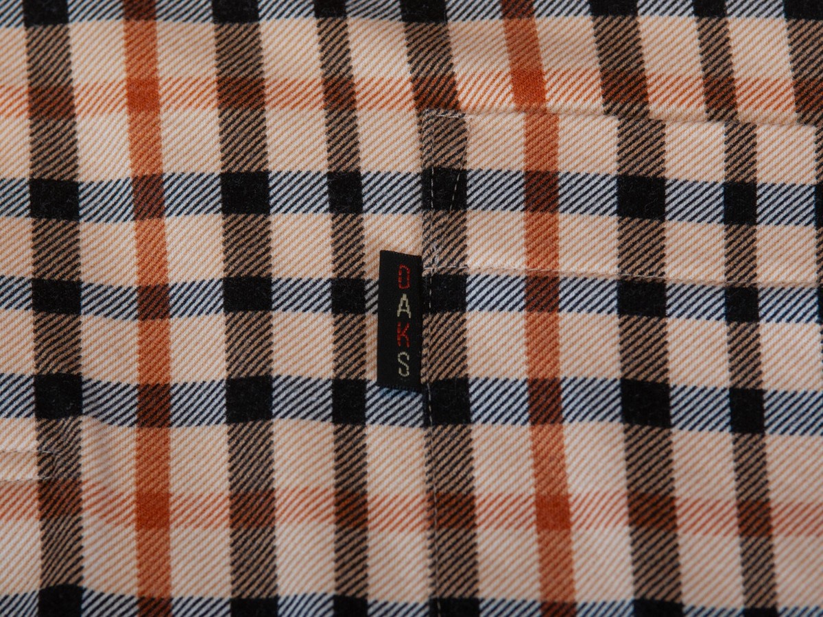Daks London Brown Check Polo Shirt 27943 | eBay
