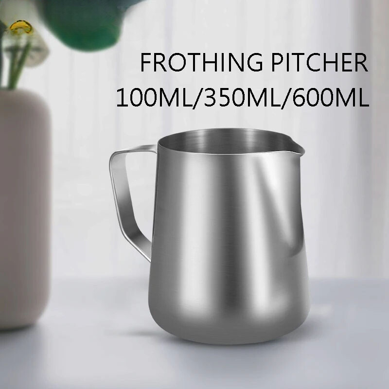 Milk Frother Jug Container 100ML 350ML 600ML Pitcher Coffee Cups Maker Accessory-image