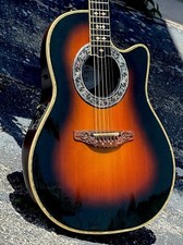 1991 Ovation 1869 Custom Legend eccezionali giocatori professionisti Top Line con ciotola bassa.