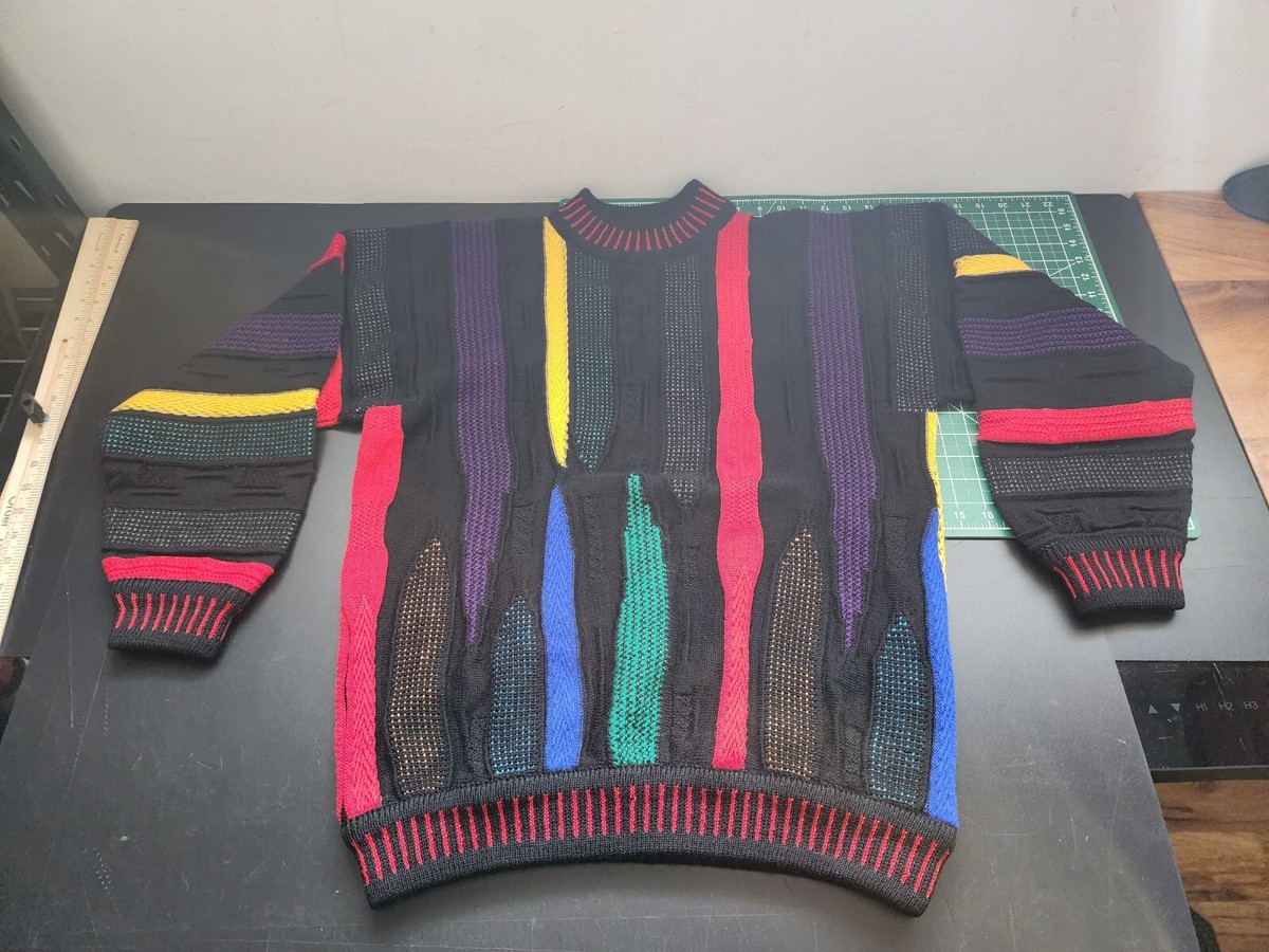 Coogi Made in Australia Men's Sweater Size Medium Multicolor