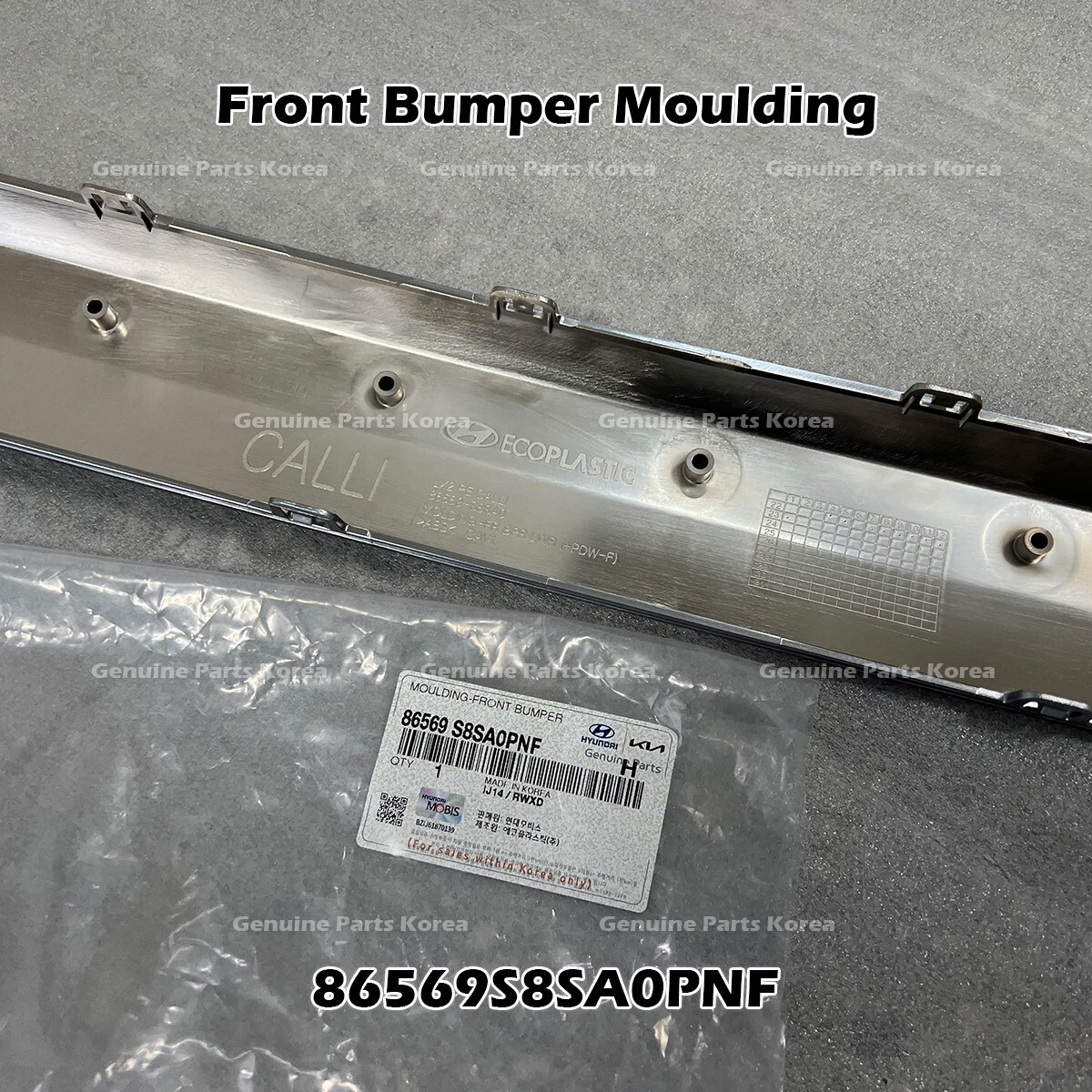 ⭐Genuine⭐ Front Bumper Moulding 86569S8SA0PNF for Hyundai
