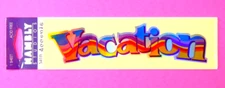 Vintage Hambly Vacation Mylar 1 Sheet Sticker Pack