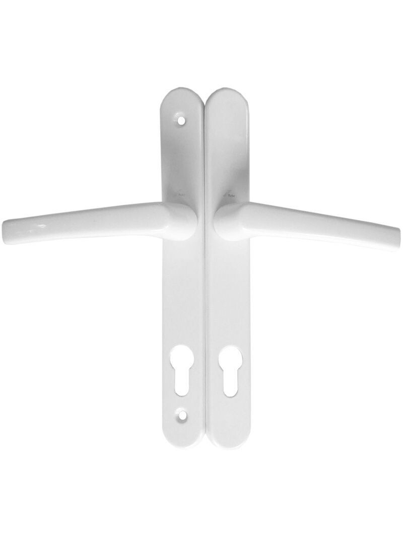 Roto Hoppe Upvc Door Handle 200mm Screw Fixings 2 Hole Fix 92mm PZ