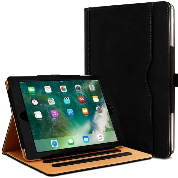 Étui Housse de Protection Support Noir pour Apple iPad Air 1 / Air 2 (9.7  Pouces