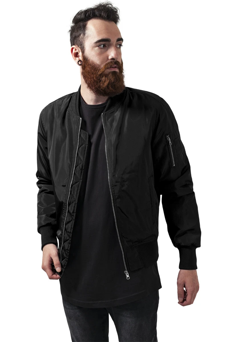 URBAN CLASSICS Men's Light Bomber Jacket Darkolive