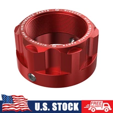 Aluminum Rear Axle Locking Nut #90179-36003-00 For YAMAHA YFZ450 2007-2013 Red