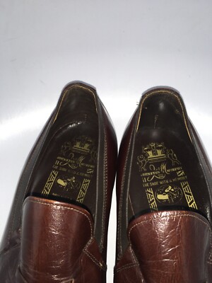 Johnston & Murphy Tassel Loafer Men 12 D/B Brown Aristocraft Leather Dress Johnston & Murphy Aristocraft Shoes Mens 10.5 Oxblood Tassel  main image 4
