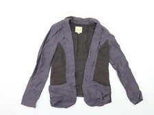 Silence + Noise Womens Grey Jacket Blazer Size Xs