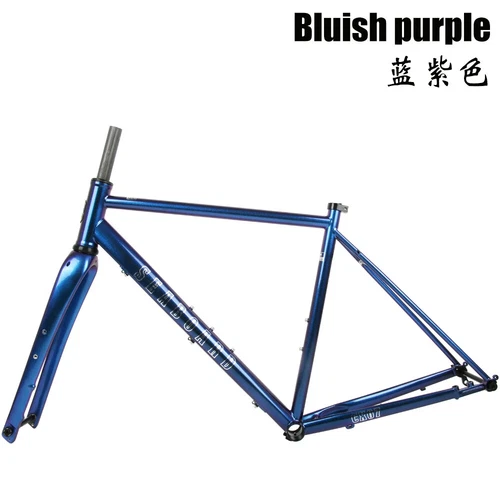 700C Carbon Road Bicycle Frameset Steel Gravel Off-Road Bike Frame Disc Brake - Picture 17 of 36