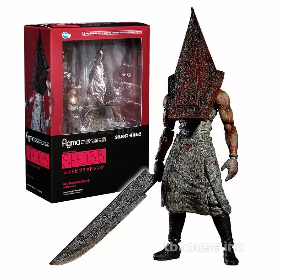 FREEing Silent Hill 2: Red Pyramid Thing Figma Action Figure Pyramid Head  Silent Hills PNG, Clipart