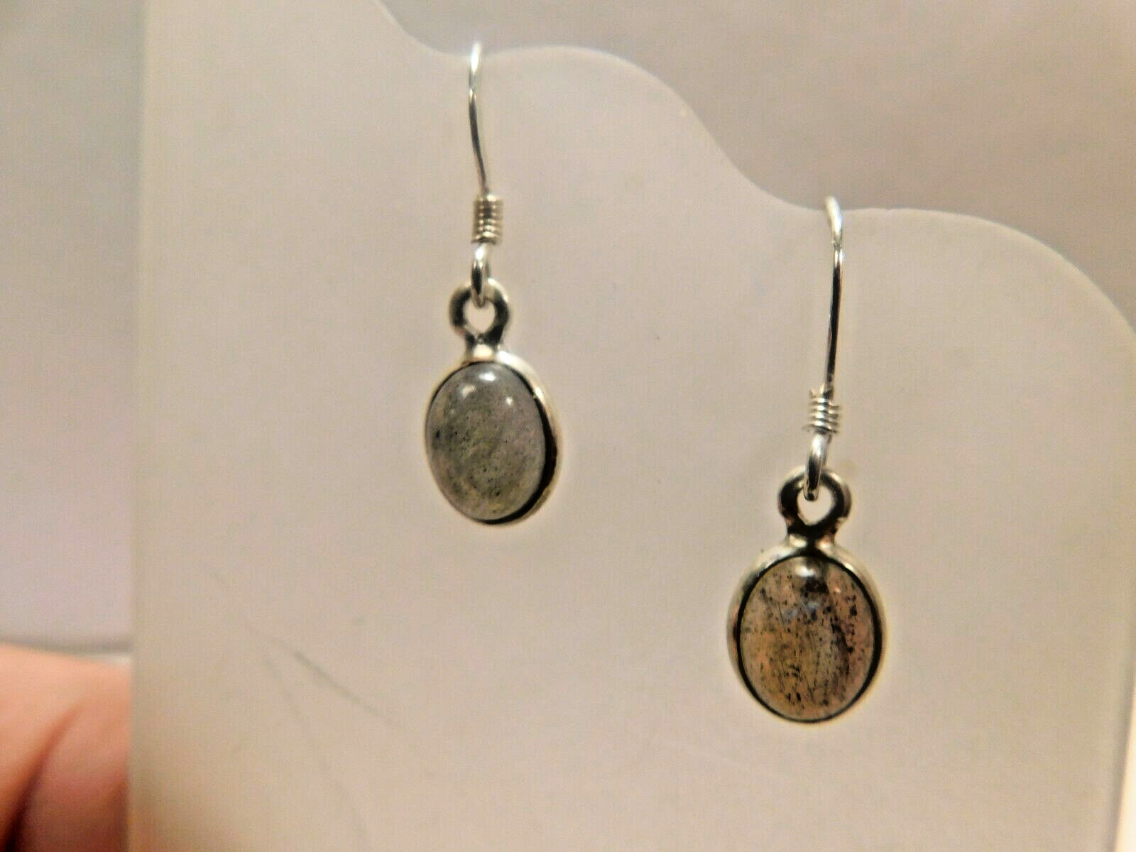 925 Moonstone Crafted Dangle Earrings Solid Sterl… - image 4