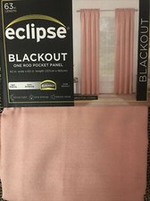 Eclipse 42 x 63 Blackout Room Darkening Coral...