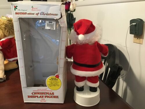 Vintage 1994 The Original Telco Motion-ettes Of Christmas Mr. Santa 15'' Display - Picture 2 of 2