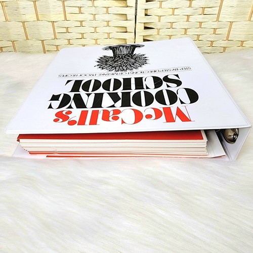 Vintage 1984 Cookbook McCall's Cooking School Tabbed 3 Ring Binder - Imagen 4 de 10