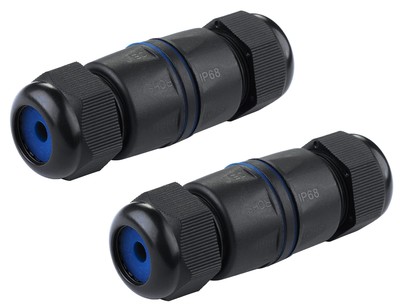 Waterproof Rj45 Connector 2 Pack Ip68 Cat6/cat5e/cat5 Coupler Shielded For Outdo