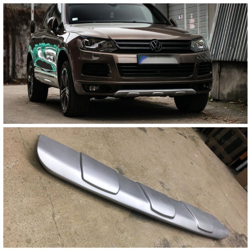 OffRoad Front Bumper Spoiler Lip for VW Touareg Mk2 7P 2010-2014 R Line