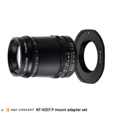 TTArtisan 100mm f/2.8 adapter set for Canon EF mount camera (EOS, Full Frame)