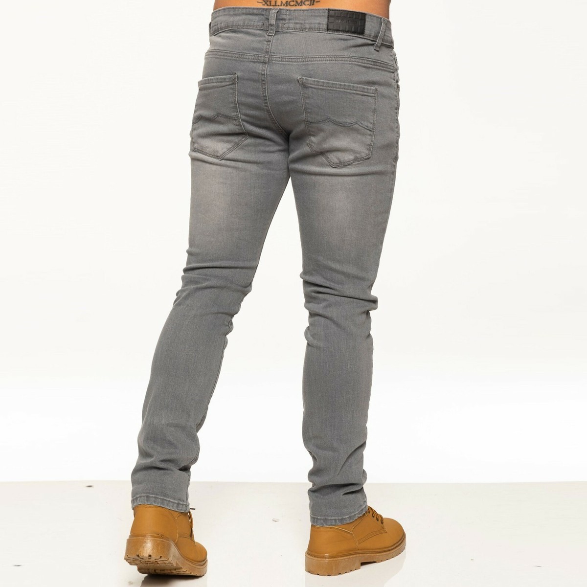 Jeans Strappati Uomo Slim Fit, Elasticizzati, Comodi E Casual - copertina