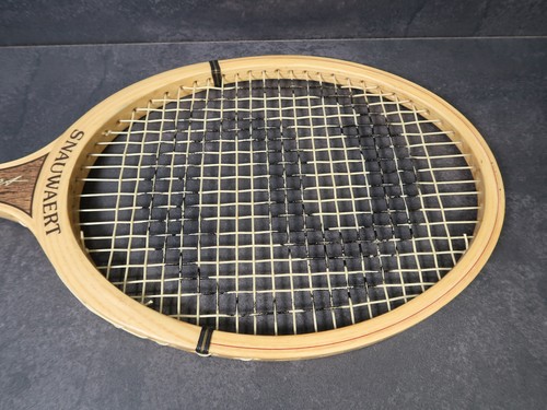 Snauwaert - W. Bungert - L3 - 4 3/8 - Tennisschläger Holz Racket - Vintage - RAR - Picture 11 of 21