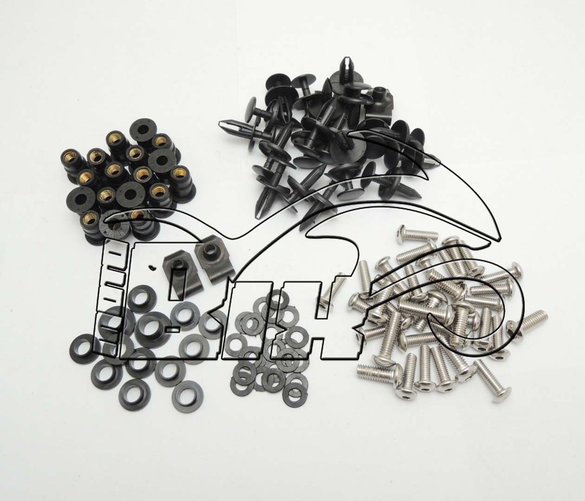 Kit Viti E Bulloni Per Carenatura Moto Honda CBR900RR Fireblade 929 2000-2001, In Acciaio, Colore Argento, Per Personalizzazione E Sostituzione